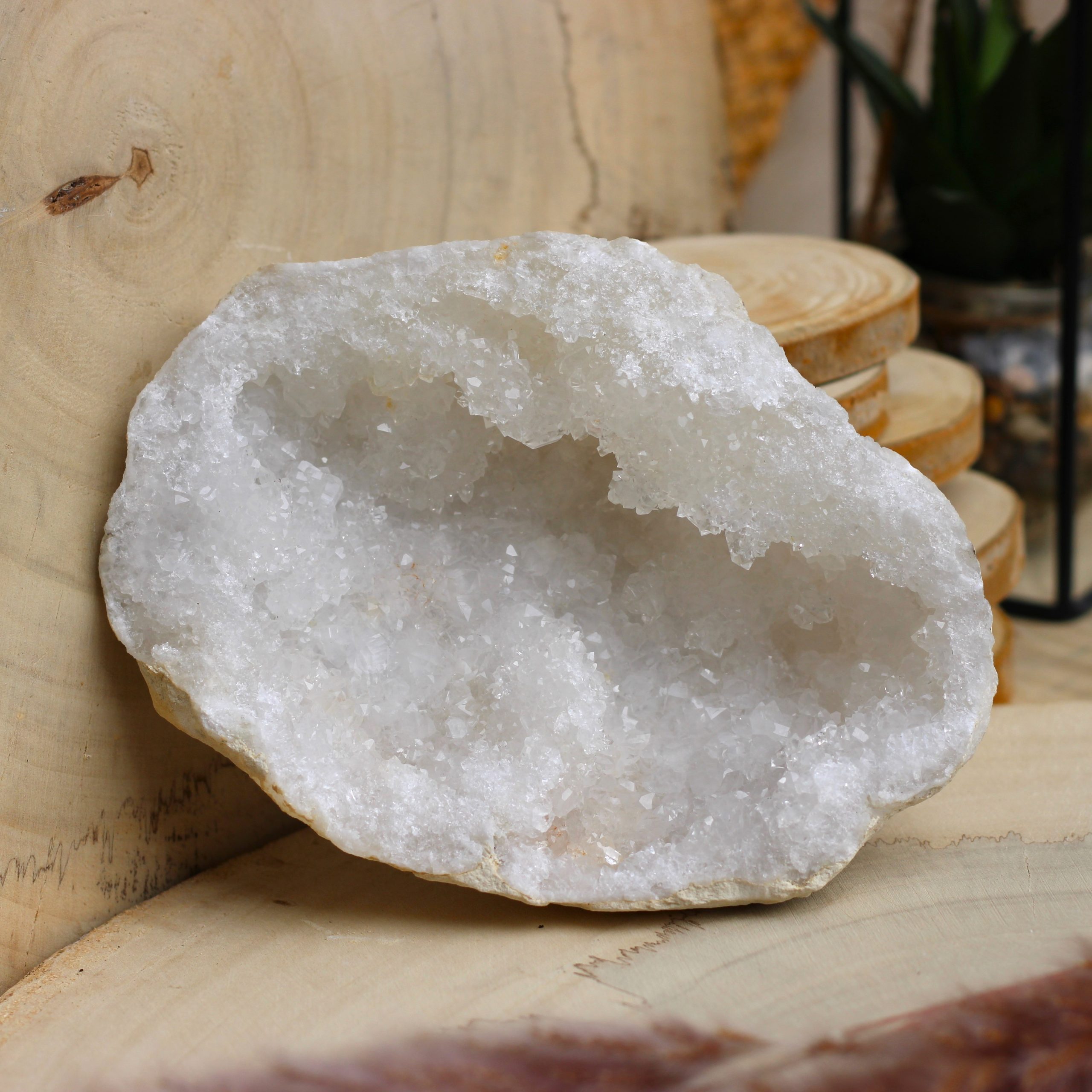 Géode de Quartz Blanc (N°1) - Imagen 3