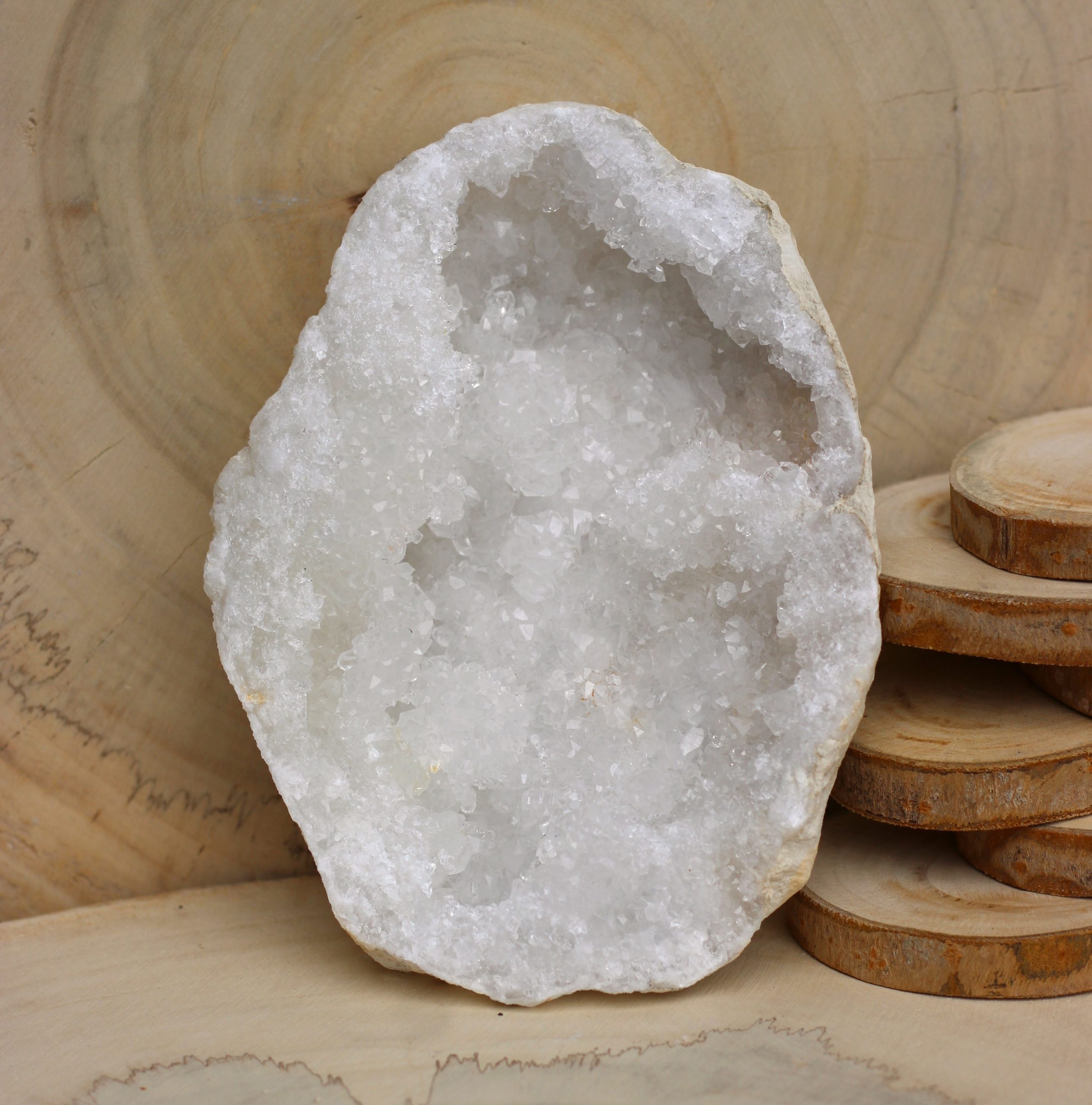 Géode de Quartz Blanc (N°1) - Imagen 4