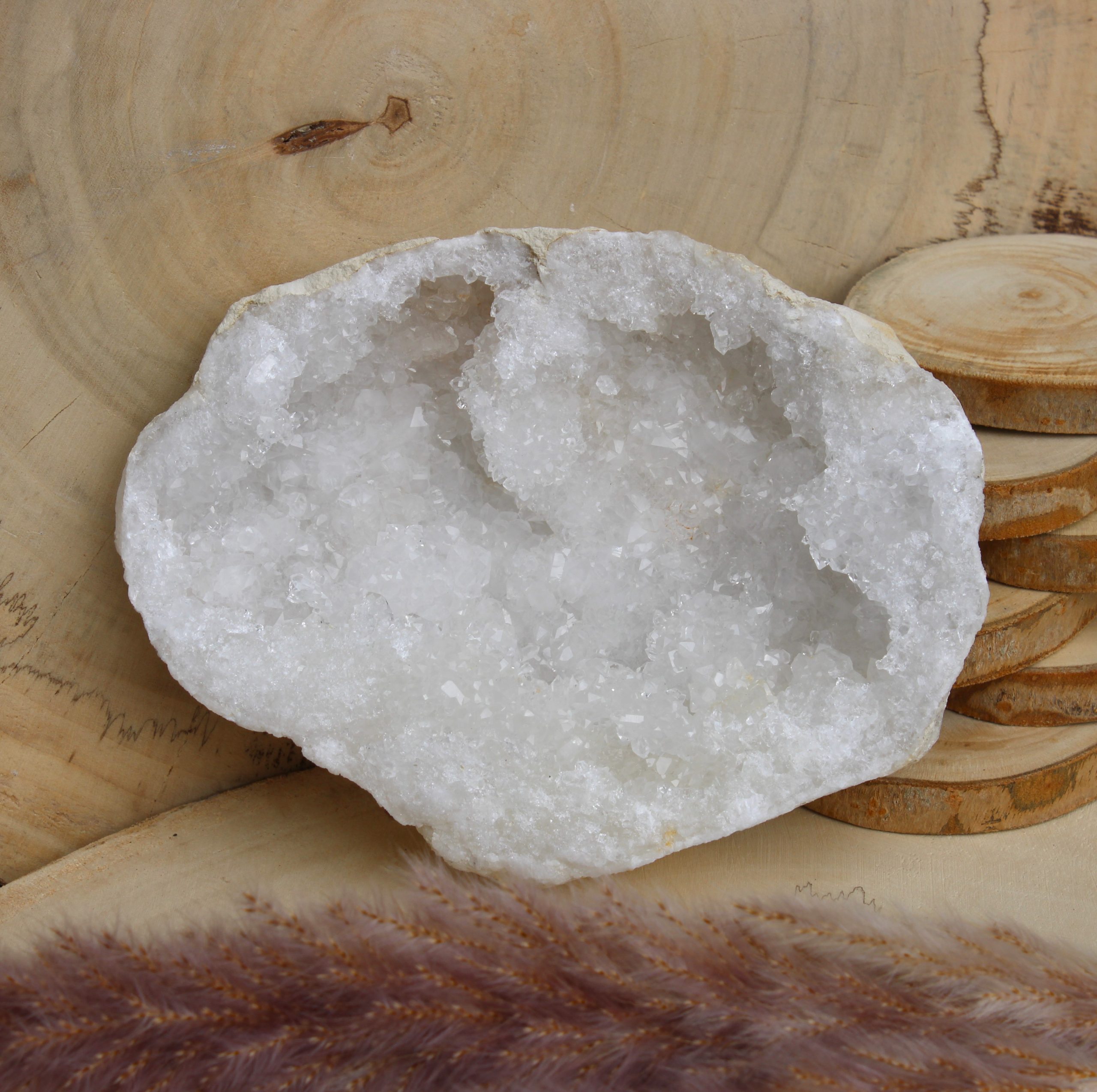 Géode de Quartz Blanc (N°1) - Imagen 5