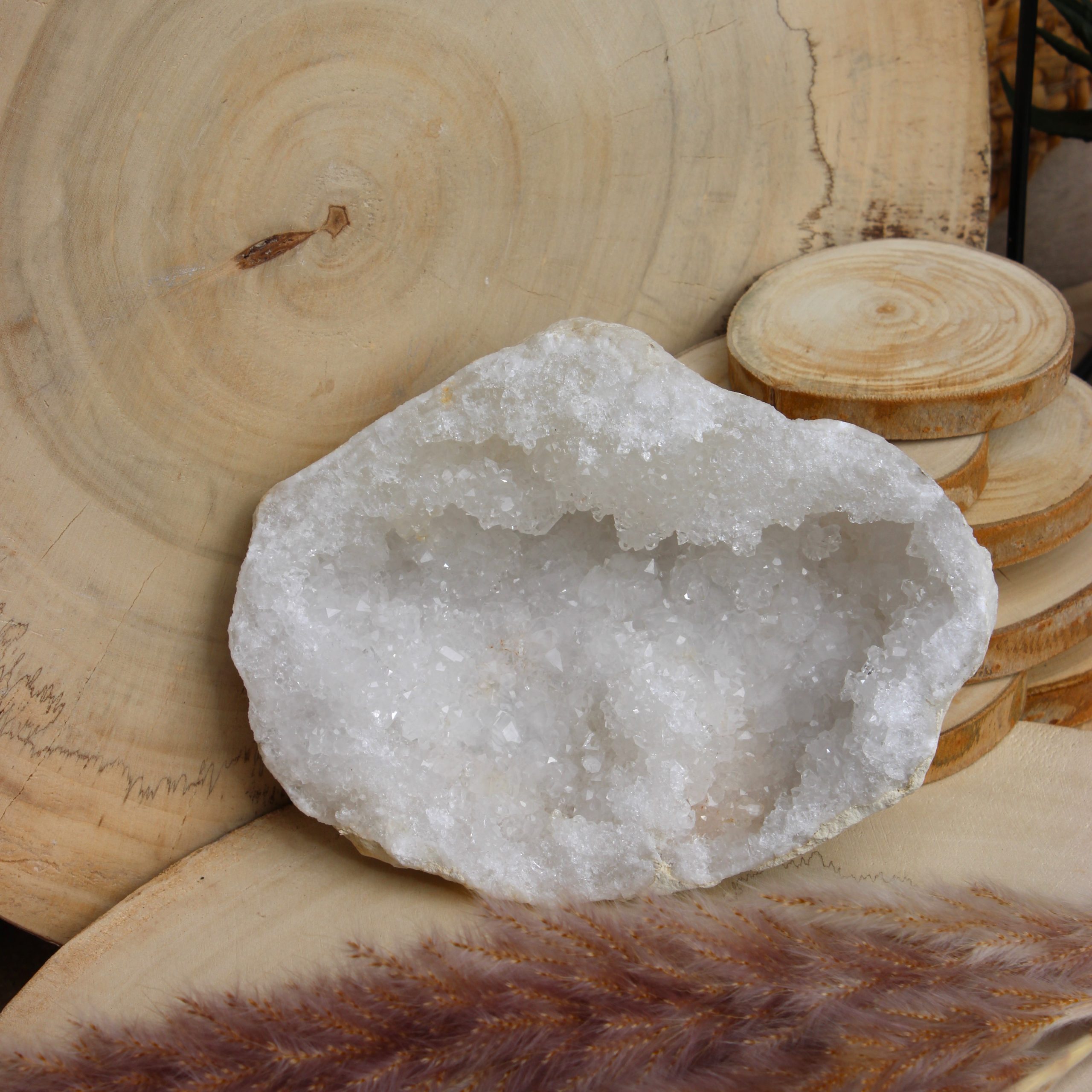 Géode de Quartz Blanc (N°1) - Imagen 6