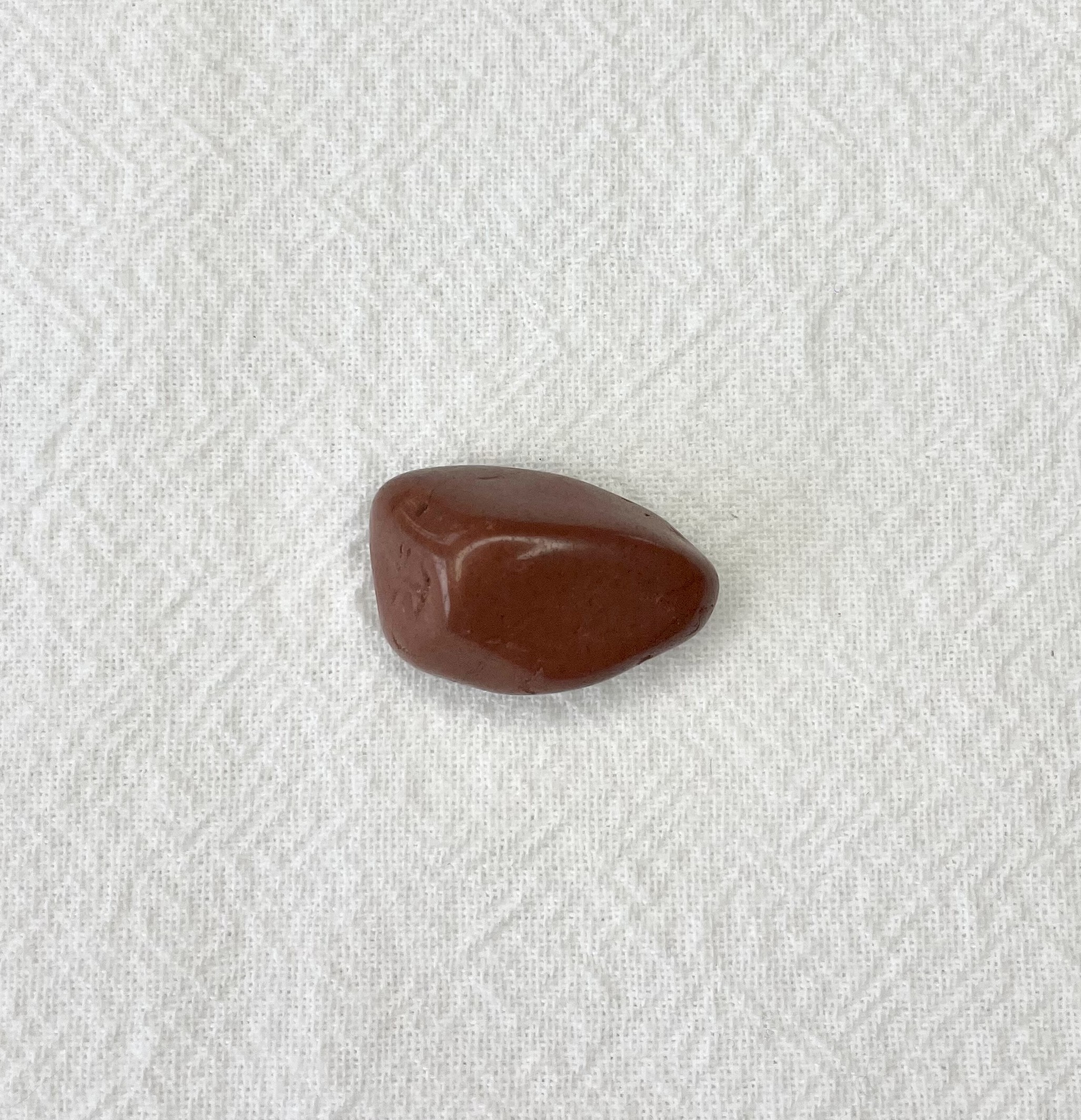 Jaspe rouge Pierre roulée (N°1)