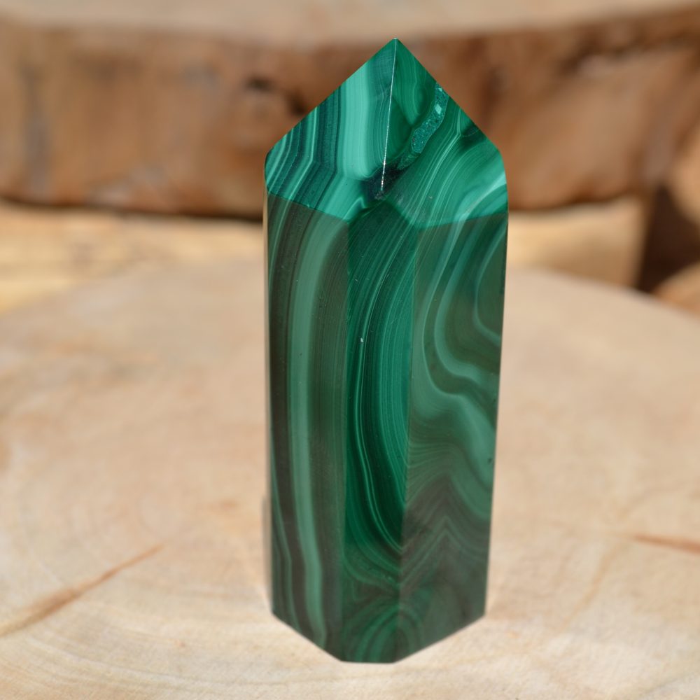 Malachite Pointe Prisme (N°10)