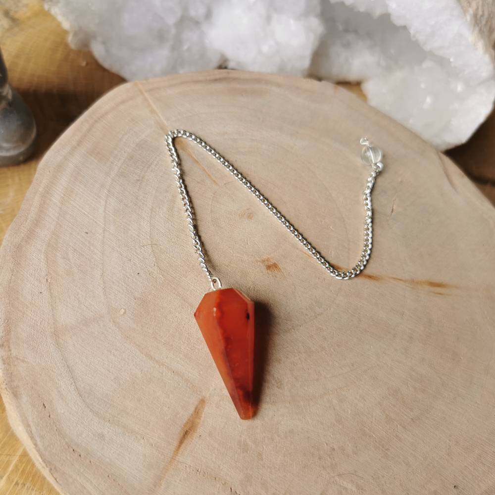 Pendule de Cornaline (N°3) - Imagen 2