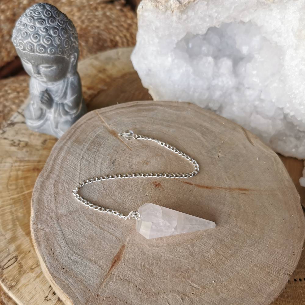 Pendule de Quartz rose (N°2) - Imagen 2